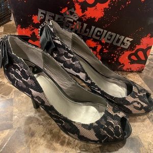 Lace Heels Fergalicious by Fergie